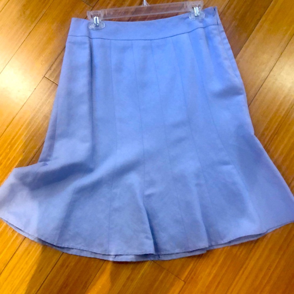 Ann Taylor light purple flare skirt